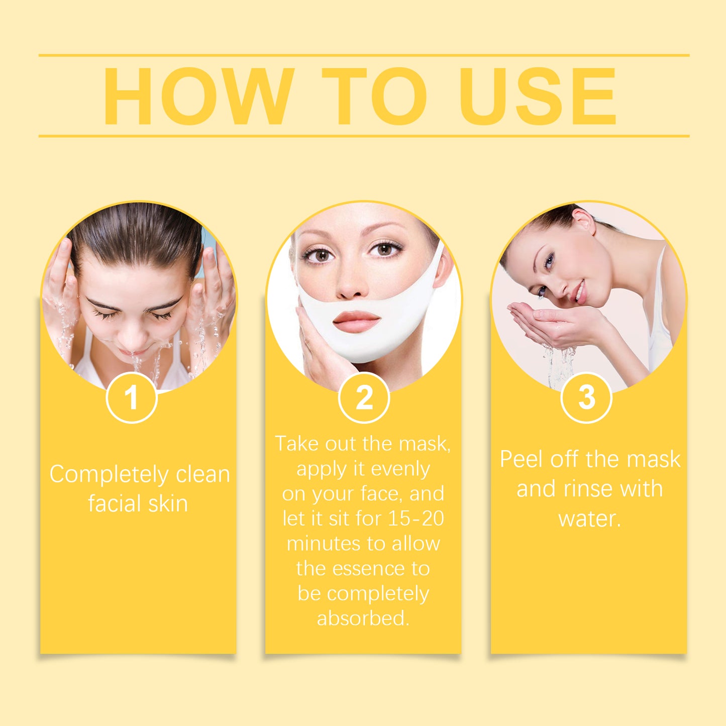 Bee Venom V-Line Lifting Mask - Hydrating Facial Chin Tightening Treatment