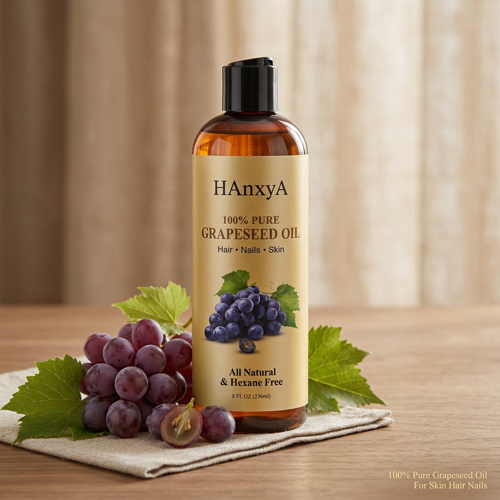Grape Seed Hair Oil - Massage & Hair Care Essential Oil 236ml