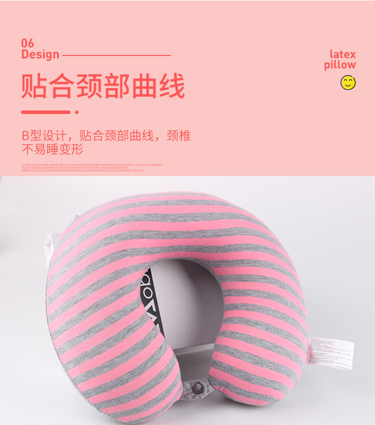U-Shaped Memory Foam Pillow for Back and Neck Support - Slow Recovery Elasticity