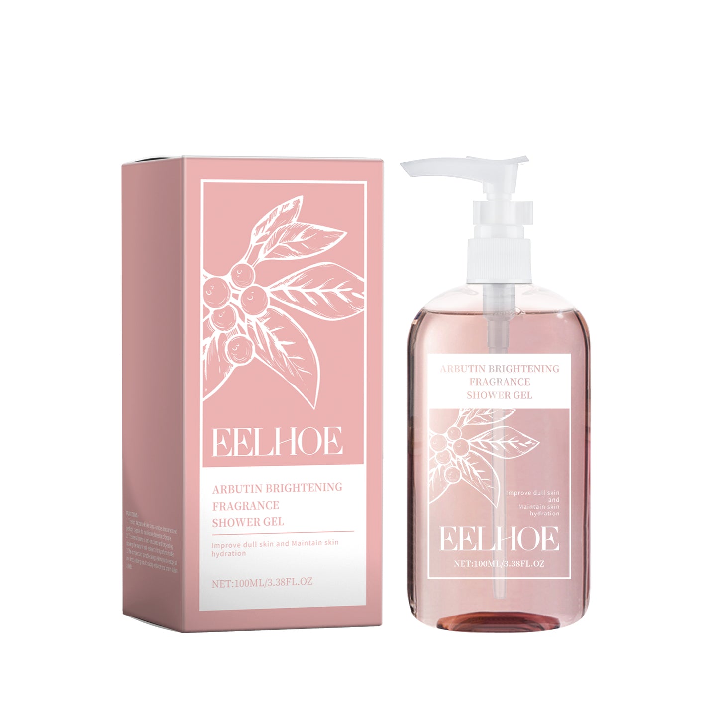Arbutin & Shea Butter Shower Gel - Gentle Exfoliating Body Wash, 100ml