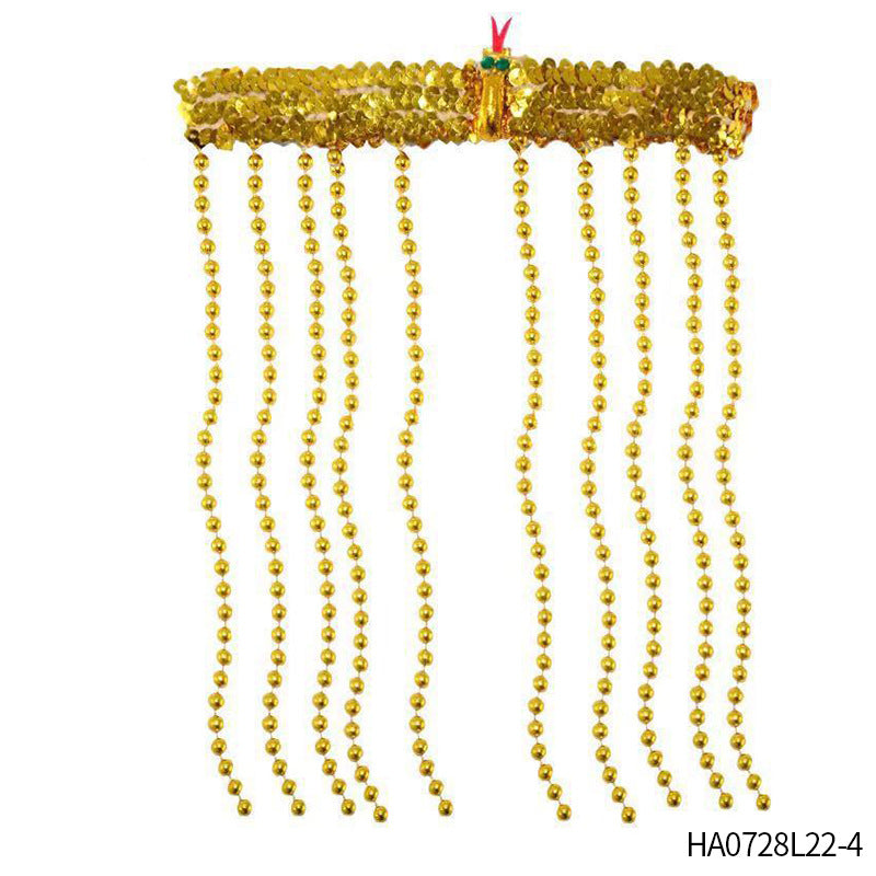 Sequined Pharaoh Headband - One Size Fits All