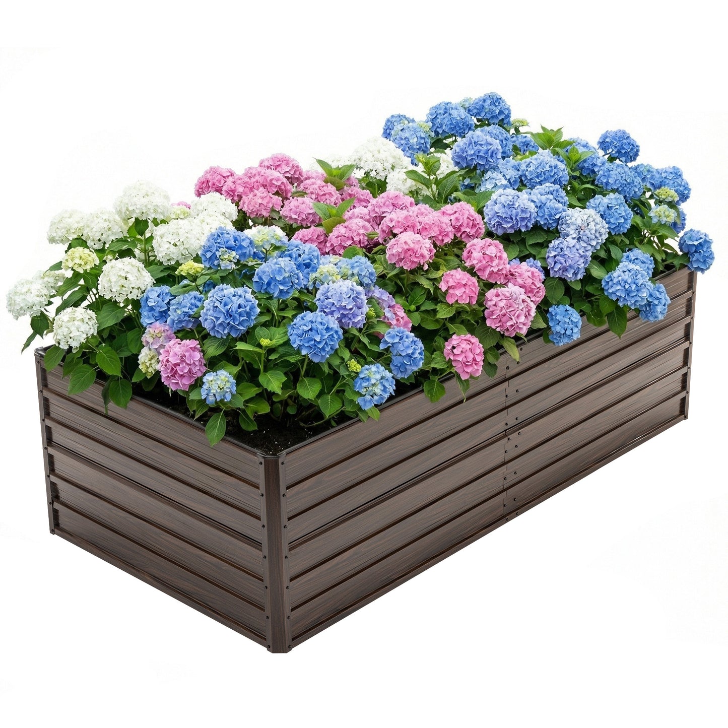 Galvanized Raised Garden Bed Kit - 8x4x2FT Outdoor Planter Box
