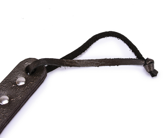 Adult Leather Whip - Cowhide Training Toy for Sensual Play