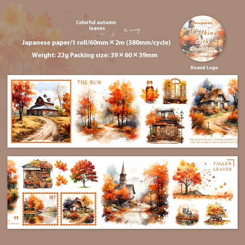 Decorative Landscape Tape Set - 6 Models for DIY Home & Garden Projects