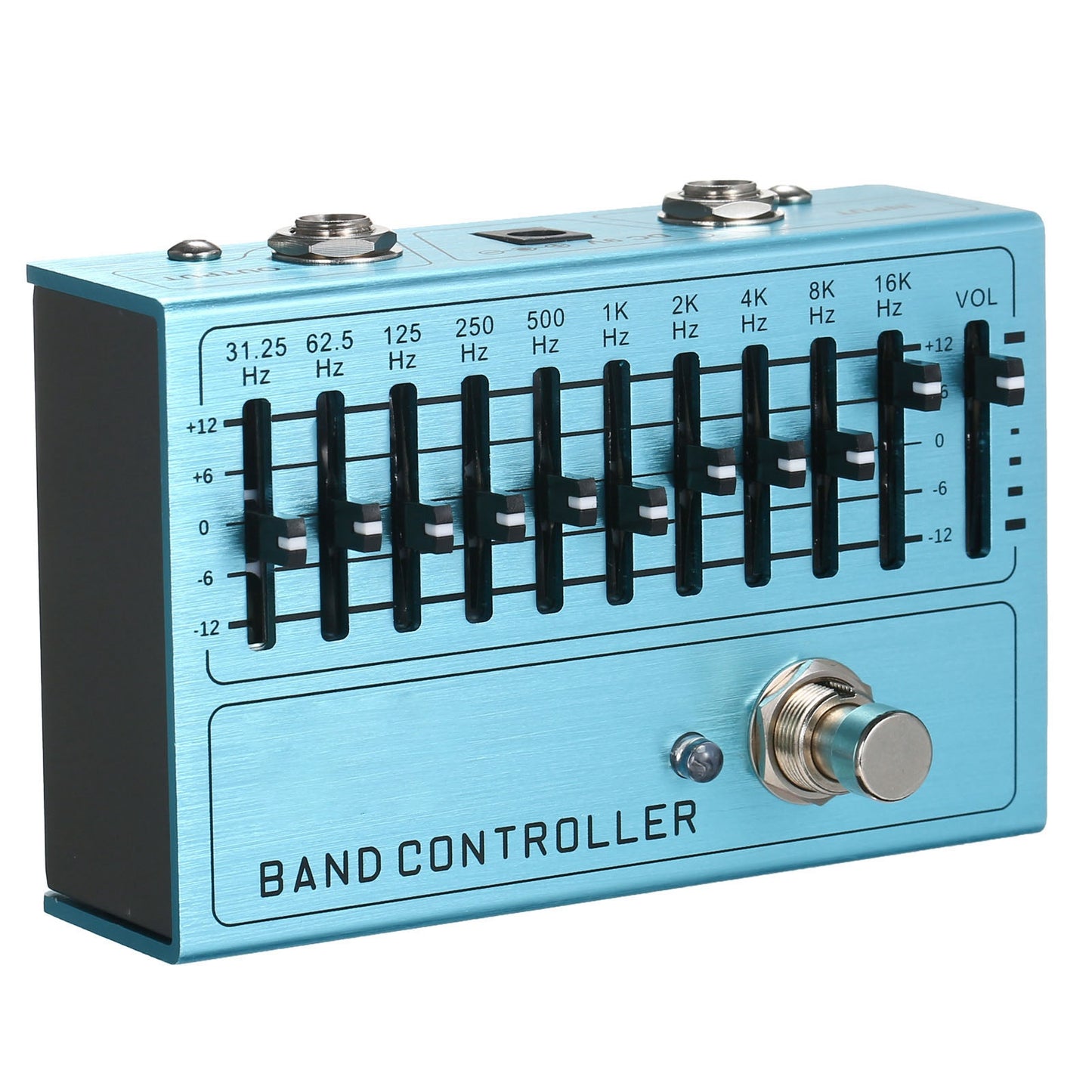 Mini 10-Band EQ Guitar Effect Pedal with True Bypass