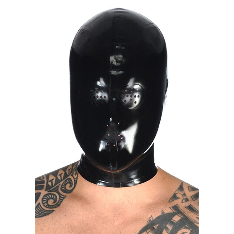 Fully Enclosed Leather Headgear for Master Slave Training - Multiple Sizes