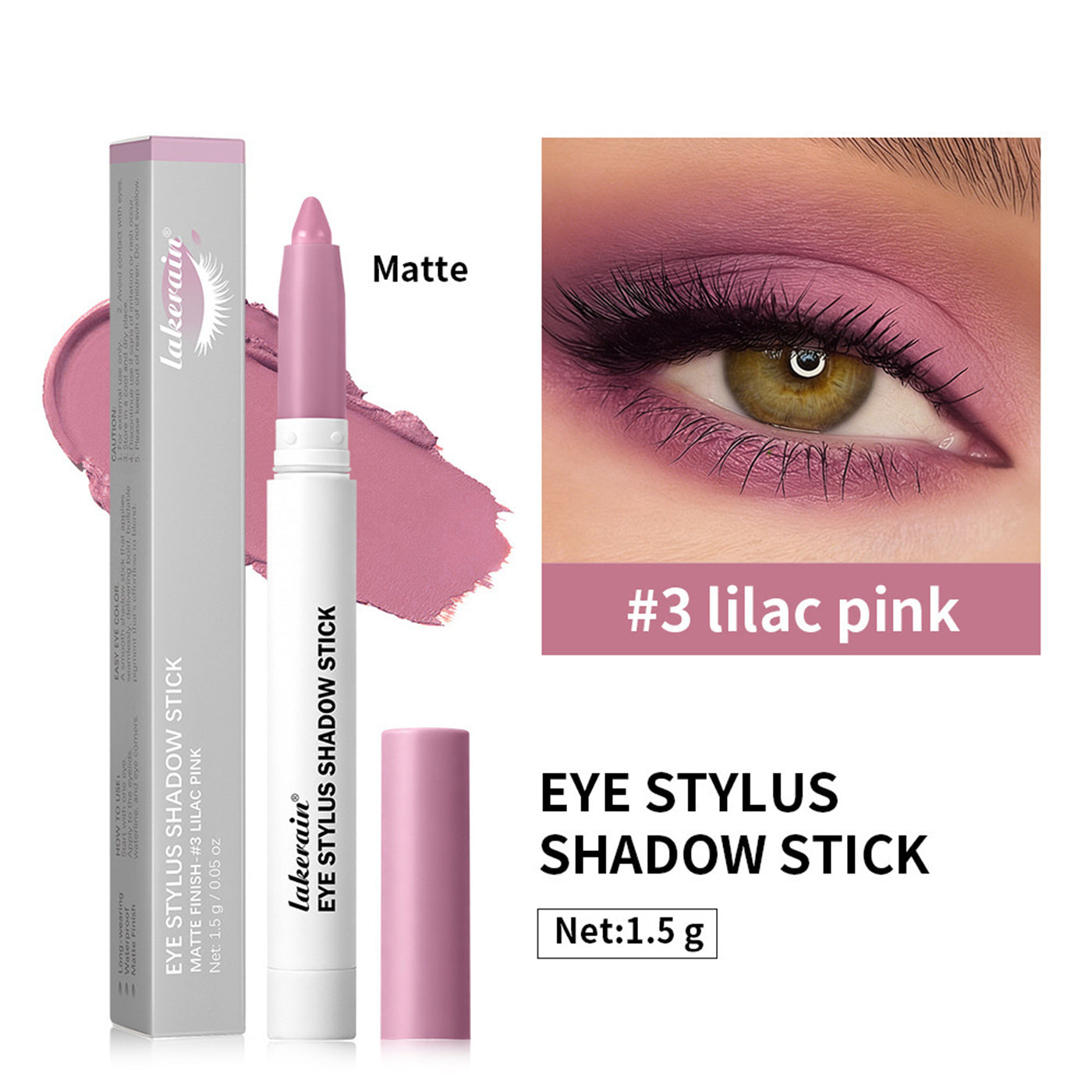 Cream Eyeshadow Stick - Long-Lasting, Waterproof, Multiple Colors
