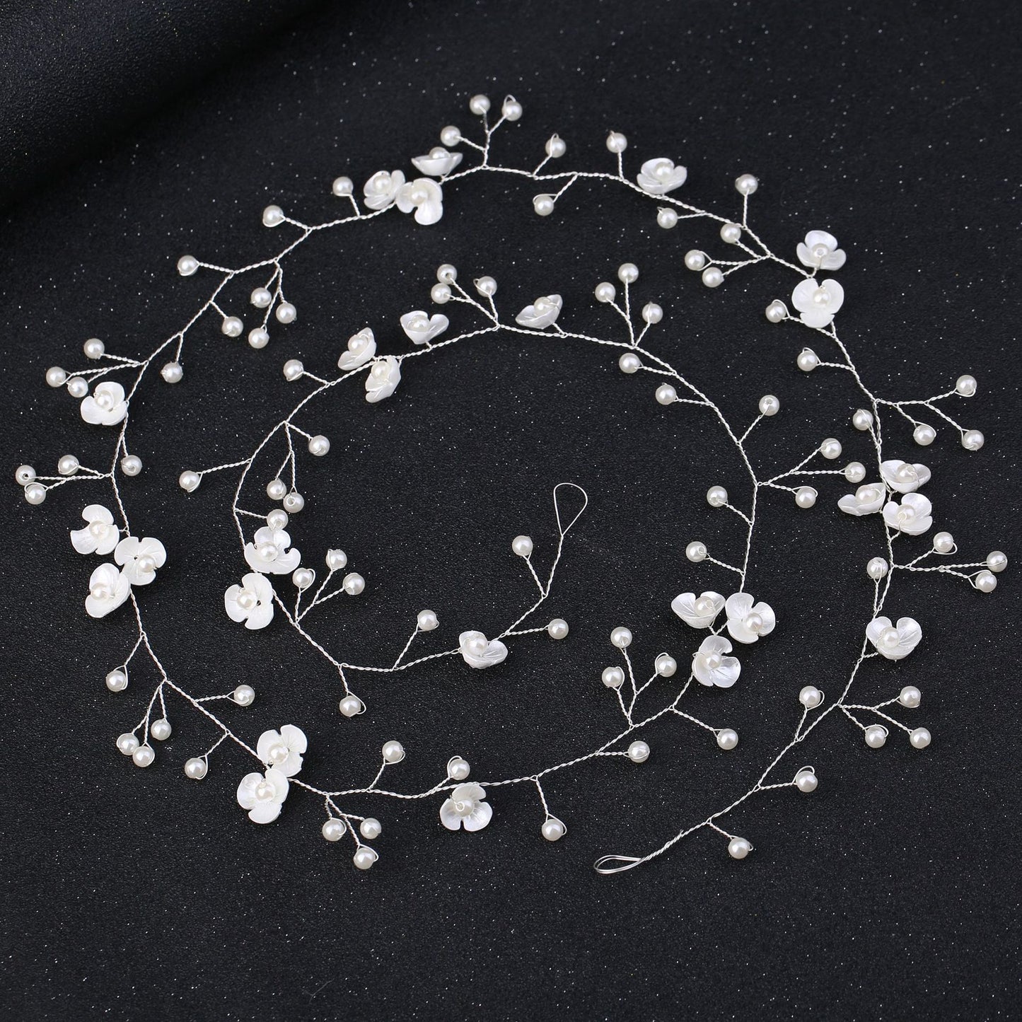 Elegant Handmade Pearl Crystal Hairpin for Bridal & Formal Hairstyles