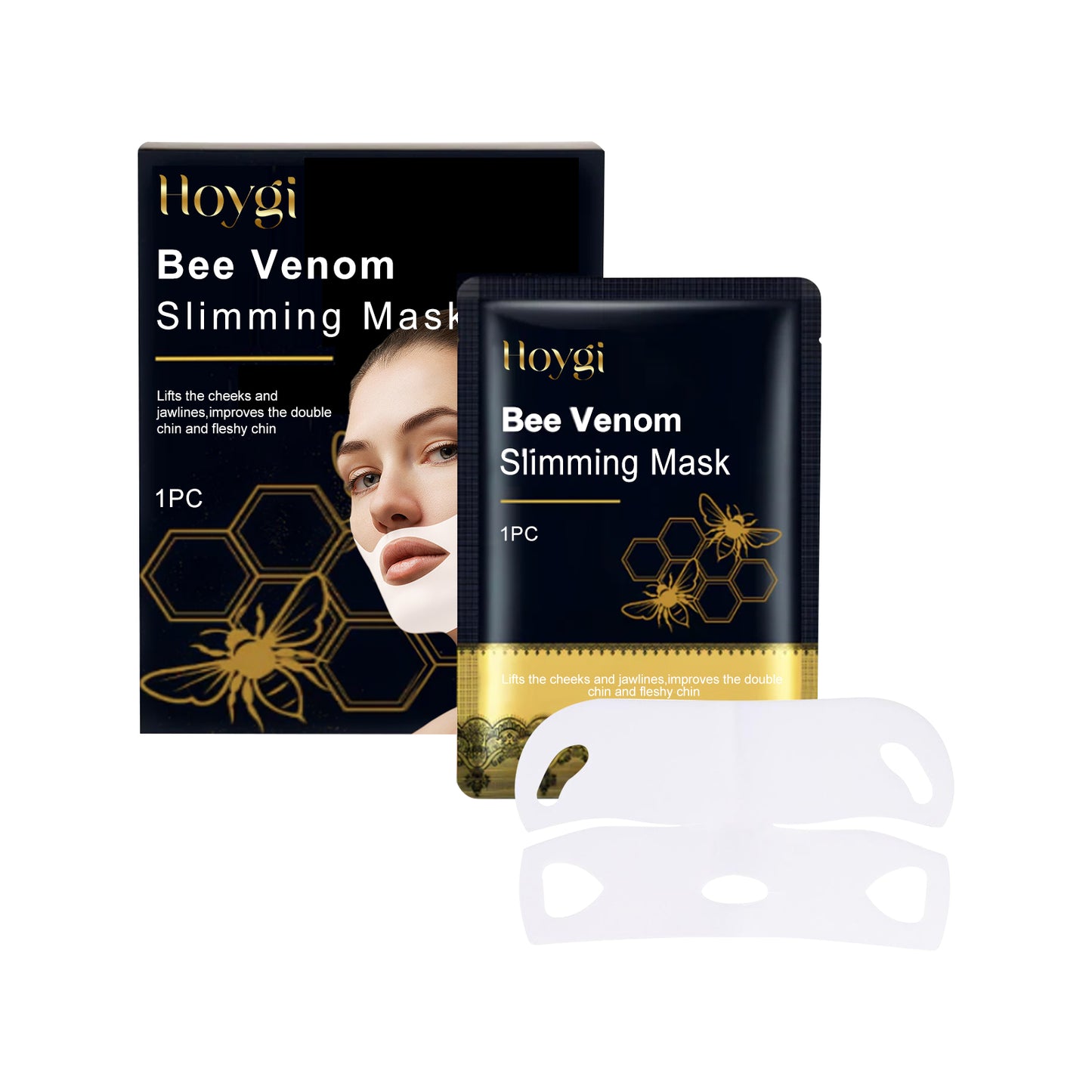 Bee Venom V-Line Lifting Mask - Hydrating Facial Chin Tightening Treatment