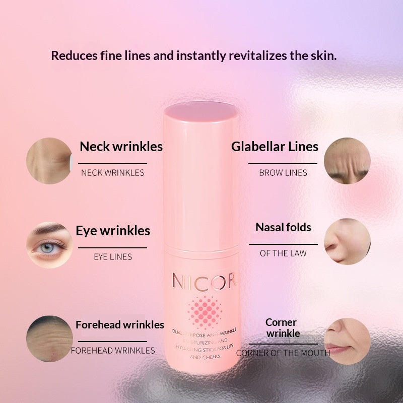 Dual-Use Lip and Cheek Anti-Wrinkle Moisturizing Stick - Hydrate Balm