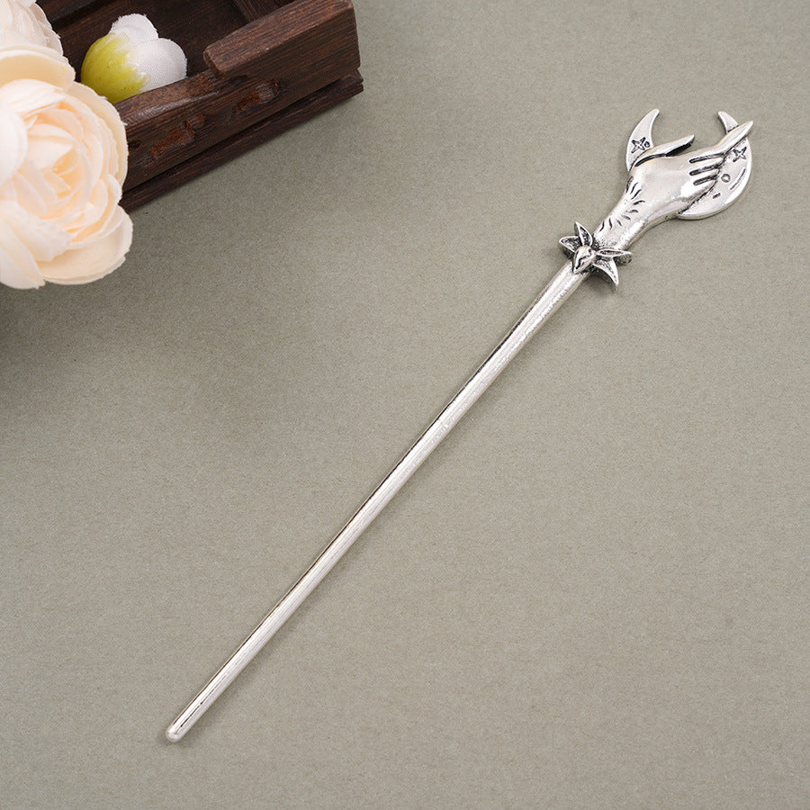 Retro European & American Style Hairpin - Omahawk, Sickle, Sword, Flying Dragon