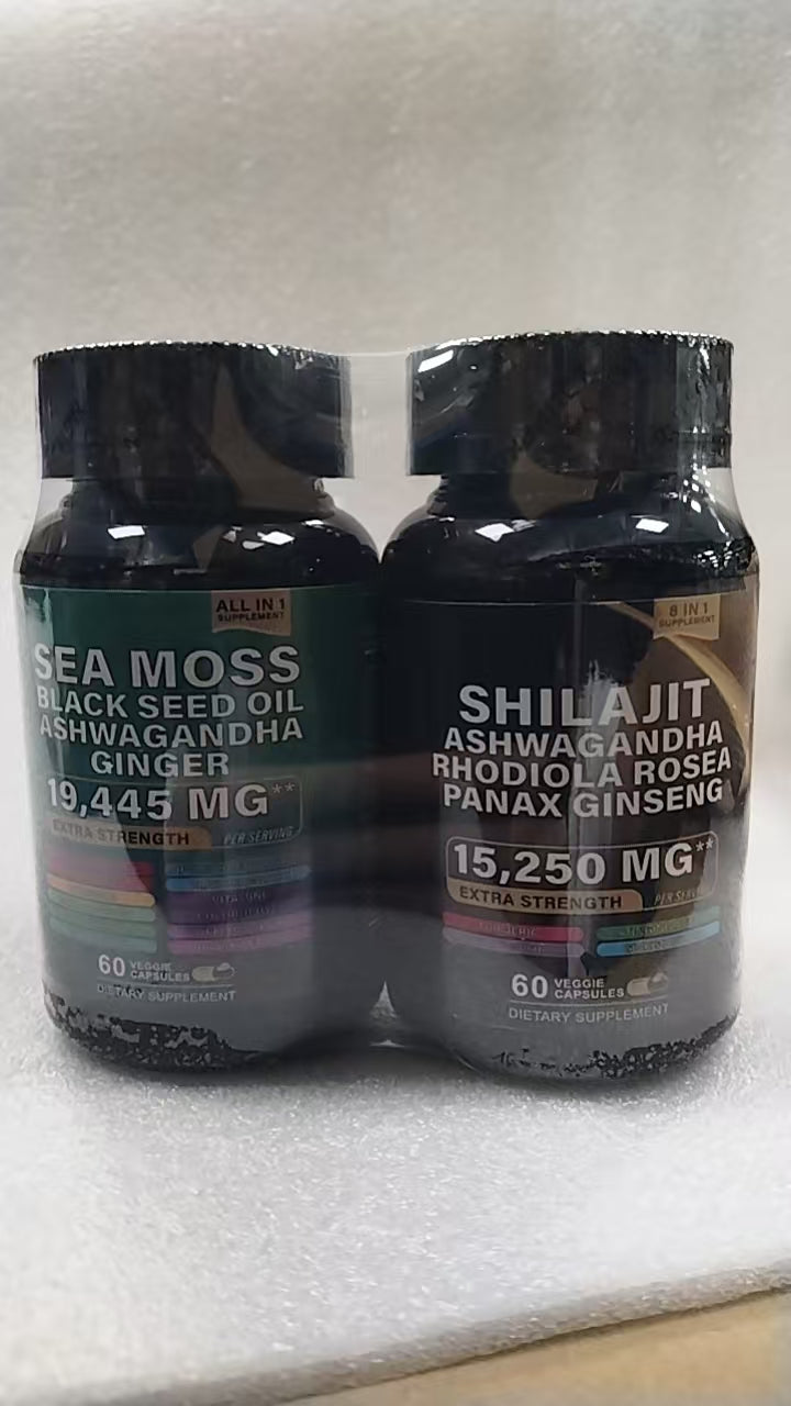 Sea Moss and Shilajit Capsules 60ct