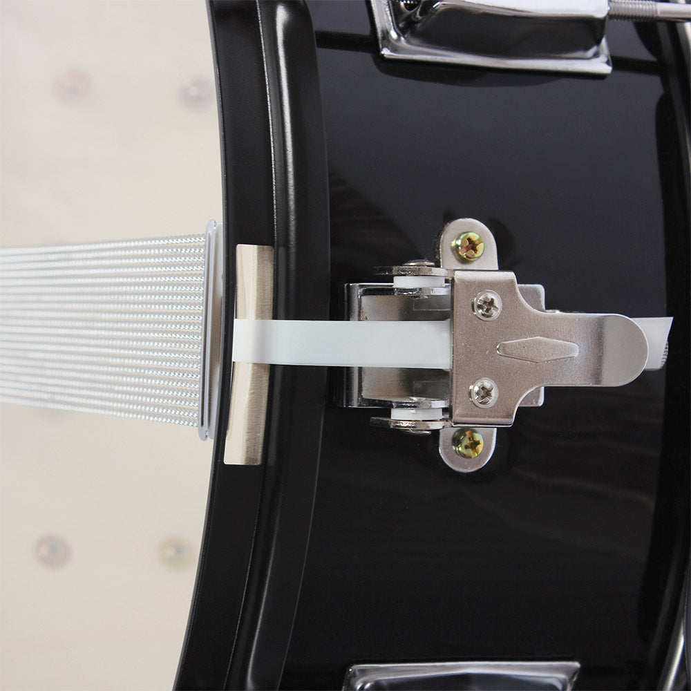 14 Inch Professional Marching Snare Drum Set - Black
