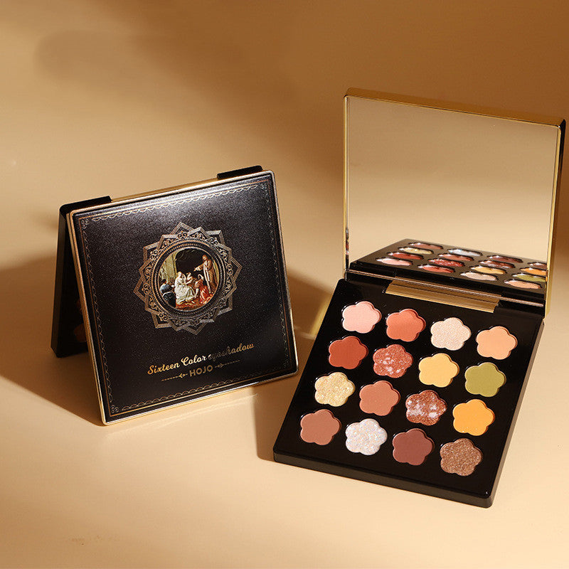 Greek Eyeshadow Palette 16 Colors Matte Shimmer Glitter Eye Makeup US
