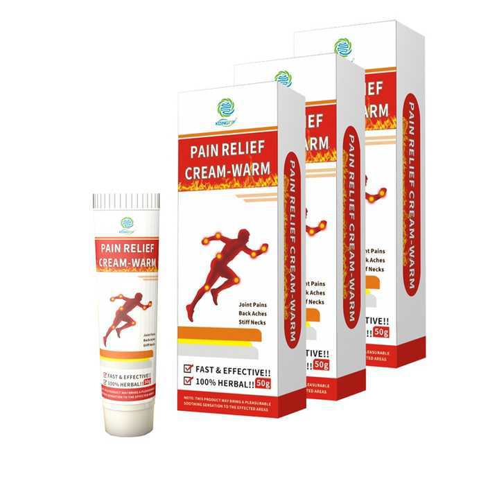 Pain Relief Emulsifiable Paste Plaster for External Skin Care 50g - Heat & Cold Sensation Variants