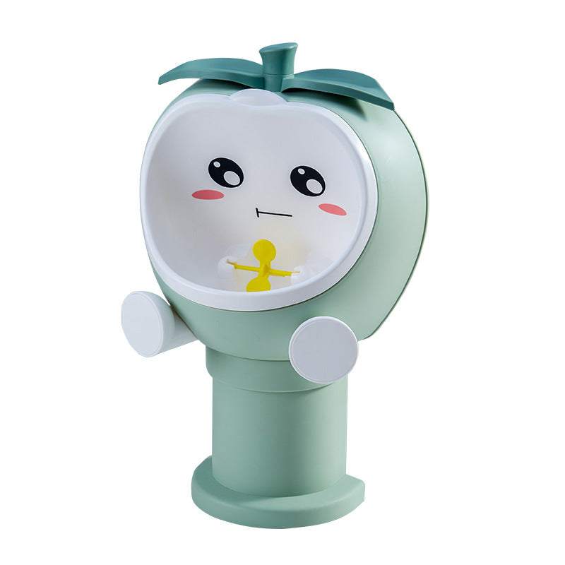 Boy Cartoon Wall-Mounted Standing Urinal - Kids Bathroom Fixture