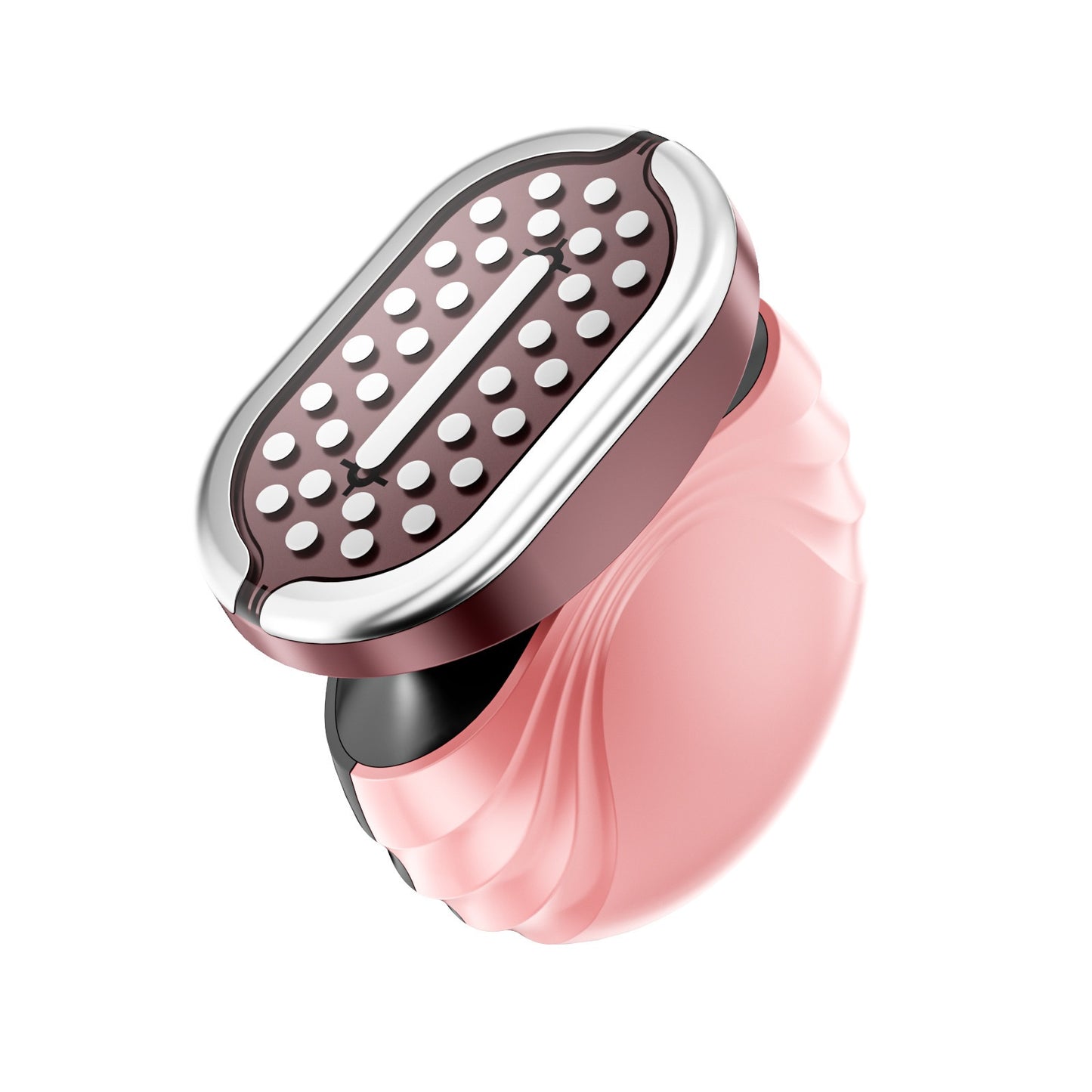 Large Iron Massage Device for Face Skin Care - Pink Home Use Beauty Tool