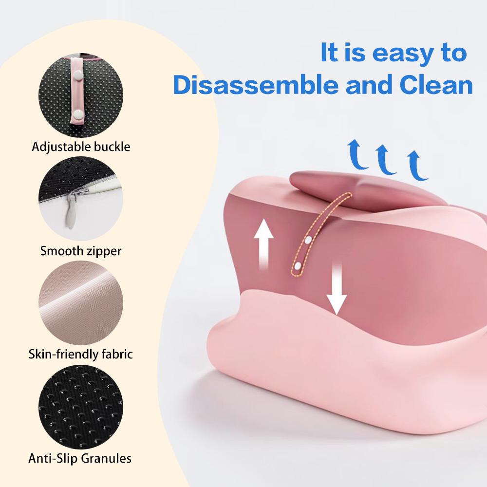 Ergonomic Heart-Shaped Memory Foam Chest Support Pillow