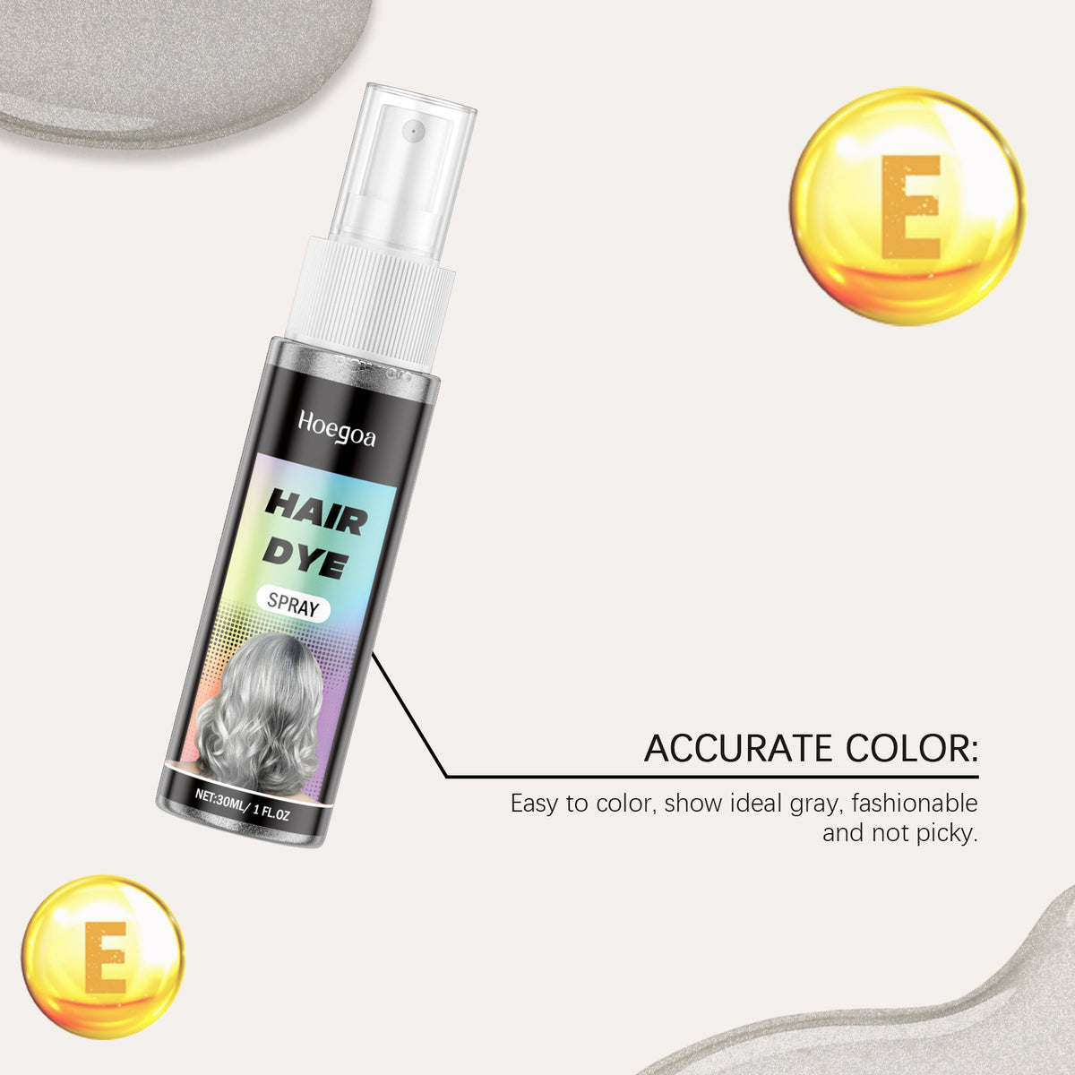 Natural Mild Color Hair Fashion Hairdressing Agent
