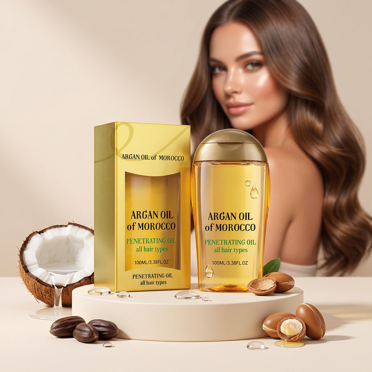 Moisturizing Hair Oil 100ML - Nourishes & Softens