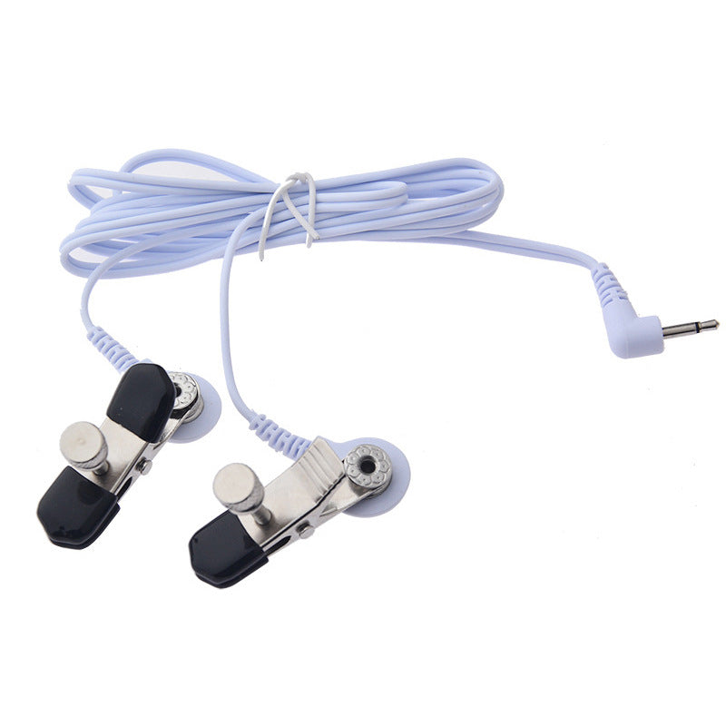 Electric Shock Nipple Clamp Pulse Therapy Toys for Adult Wellness