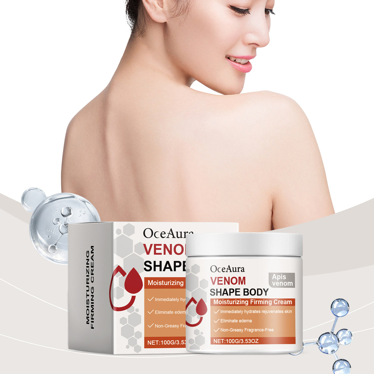 Lightweight Skin Nourishing Moisturizing Tighten Daily Body Neck Cream