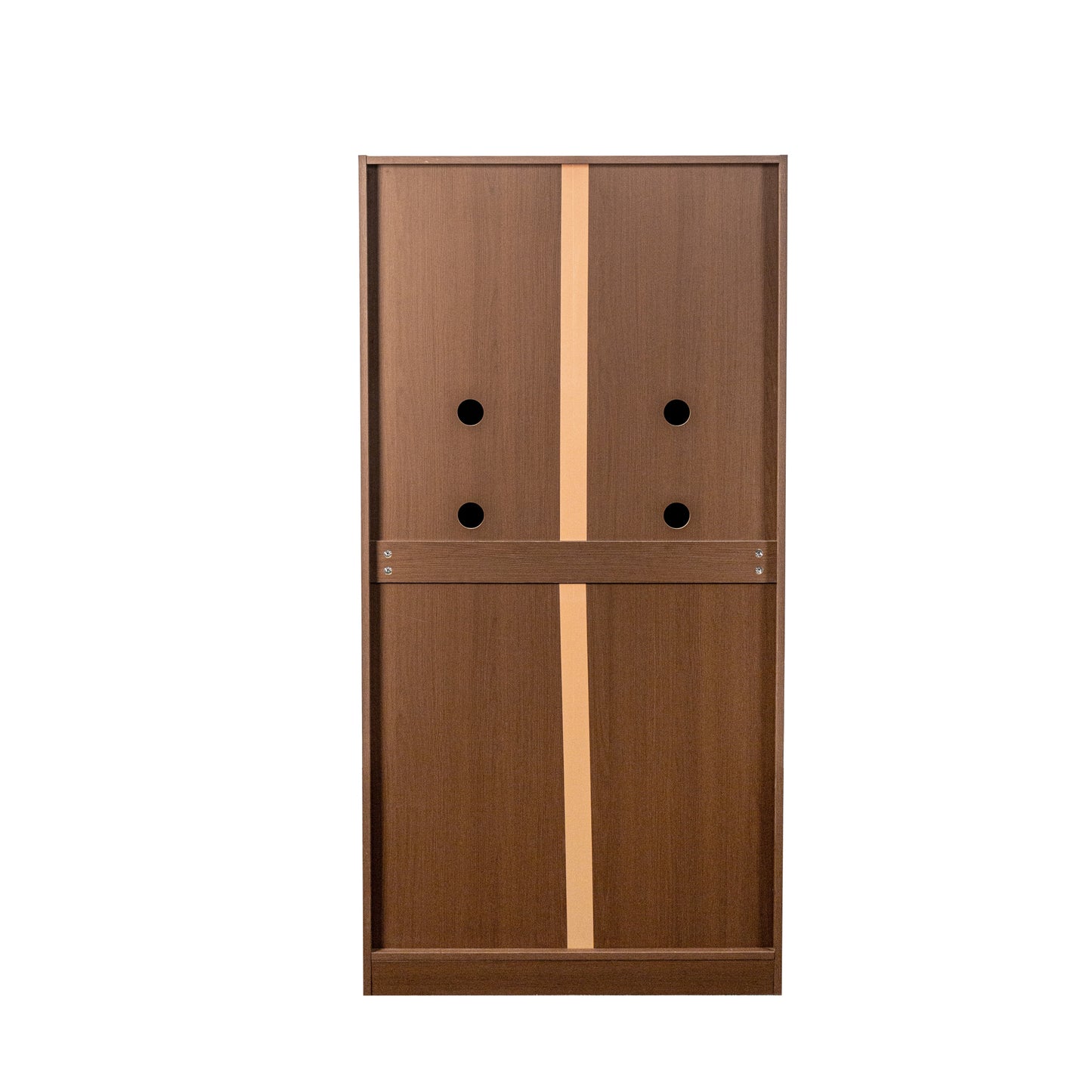 62.99in Walnut Kitchen Pantry Cabinet with Doors & Shelves