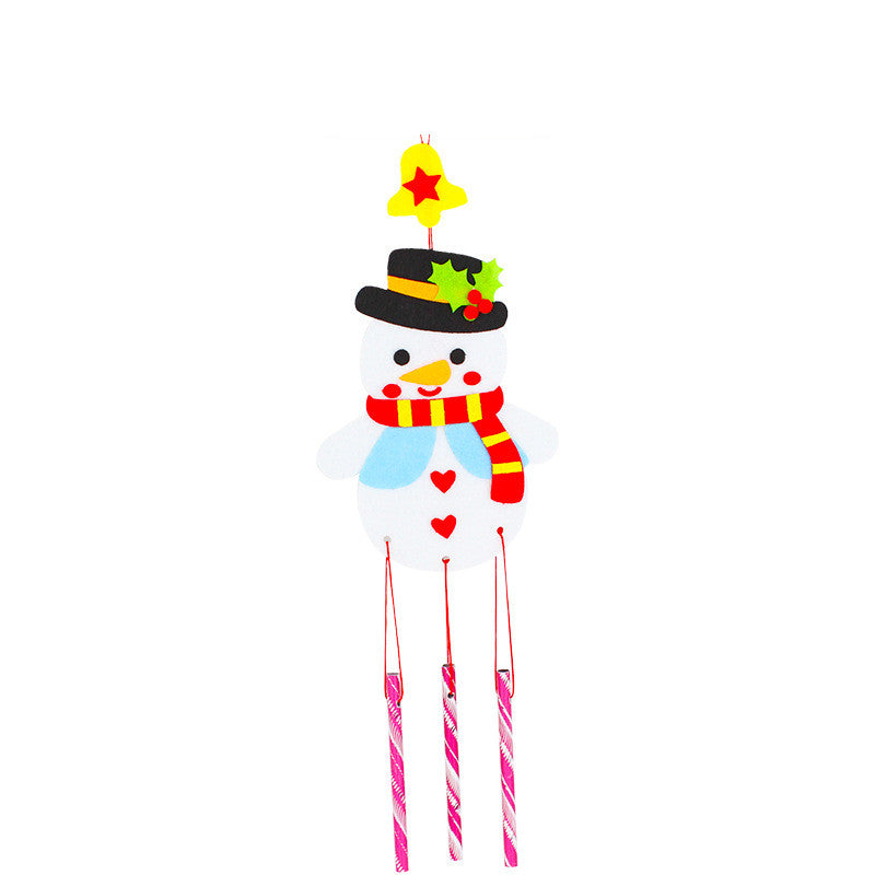 Christmas Wind Chime Decoration Pendant Nonwoven Festive Outdoor Decor