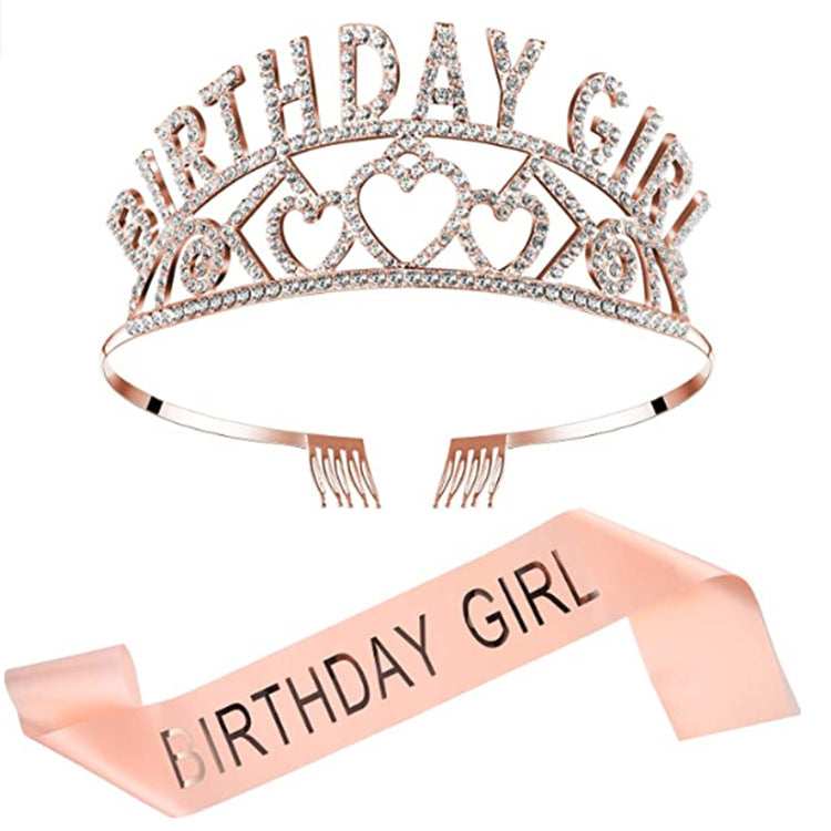 Diamond Crown Tiara Headband Party Decoration