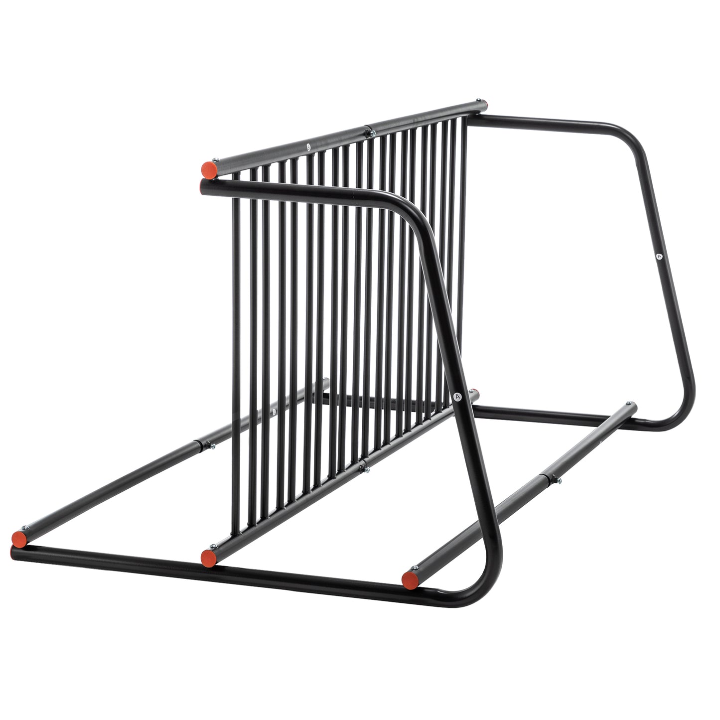 Heavy-Duty Outdoor Bike Rack - Freestanding Steel Storage Stand for 10 Bikes