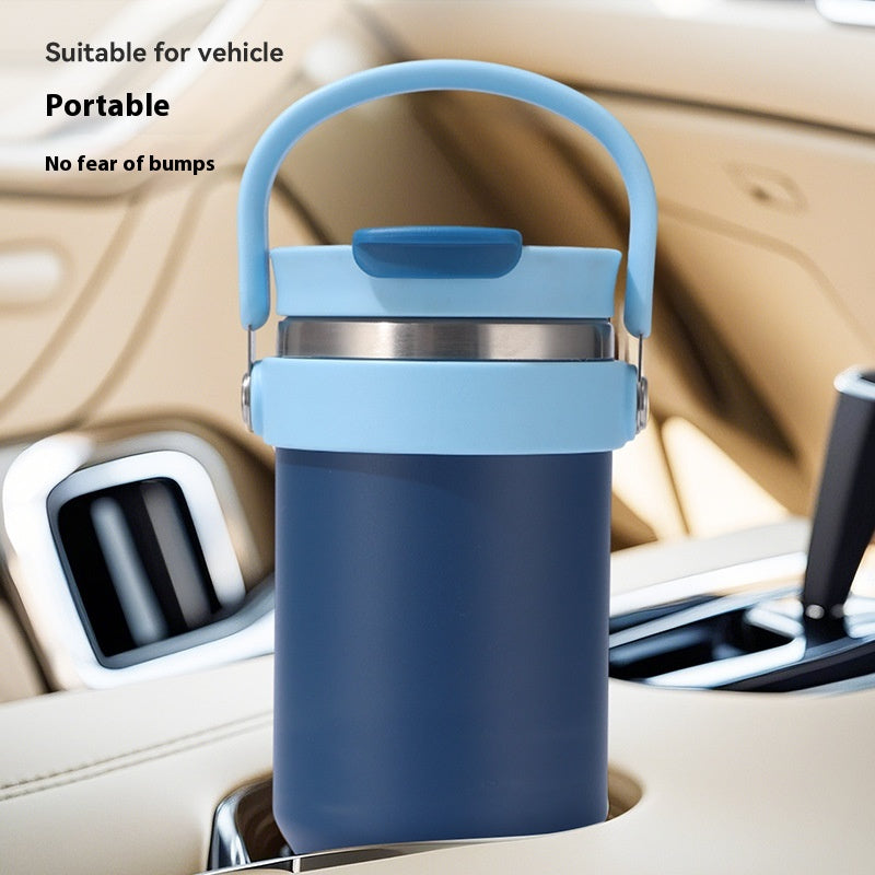 Large Capacity Double Wall Stainless Steel Car Cup - 40oz Drinkware