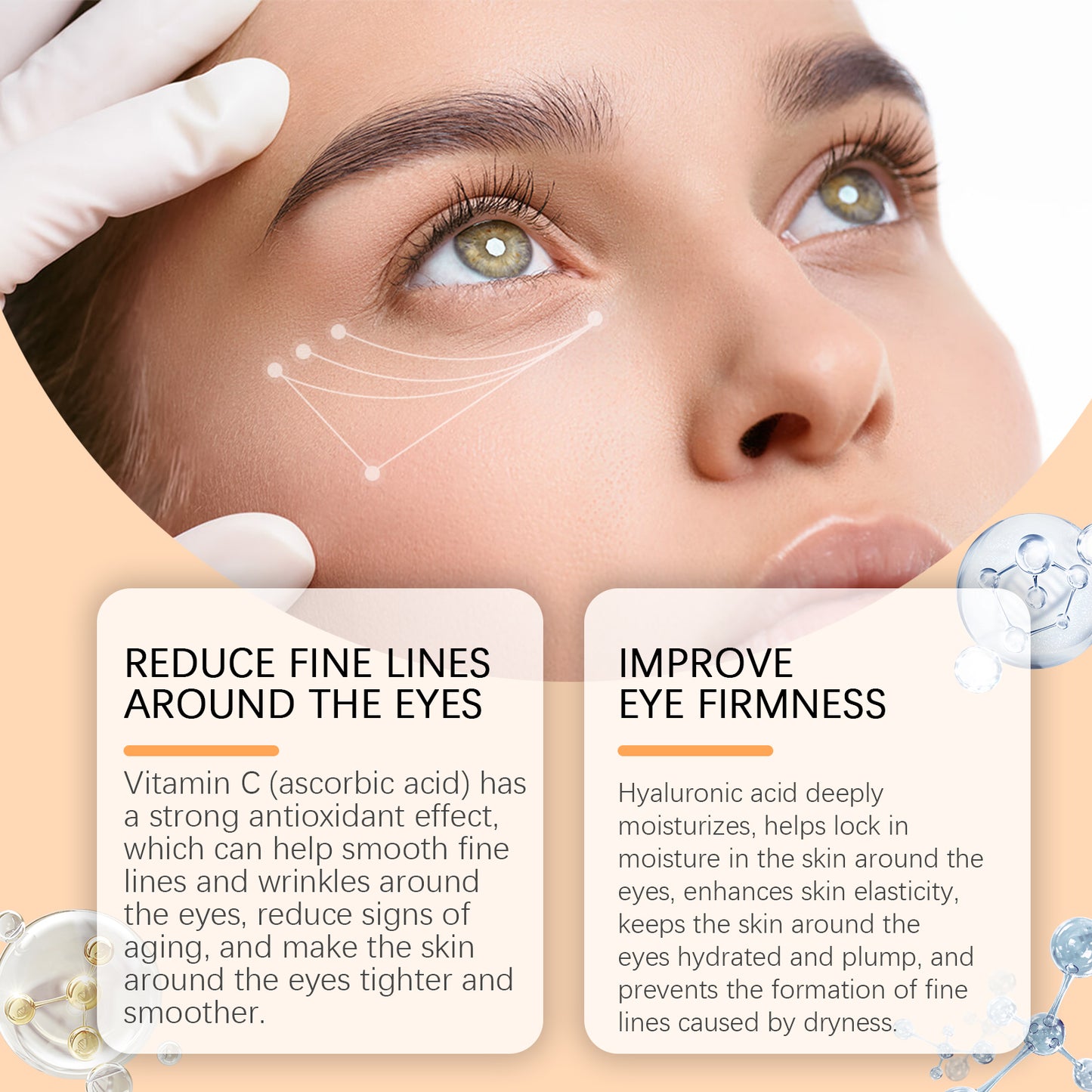 Hydrating Repair Eye Cream with Hyaluronic Acid & Vitamin C - 20g