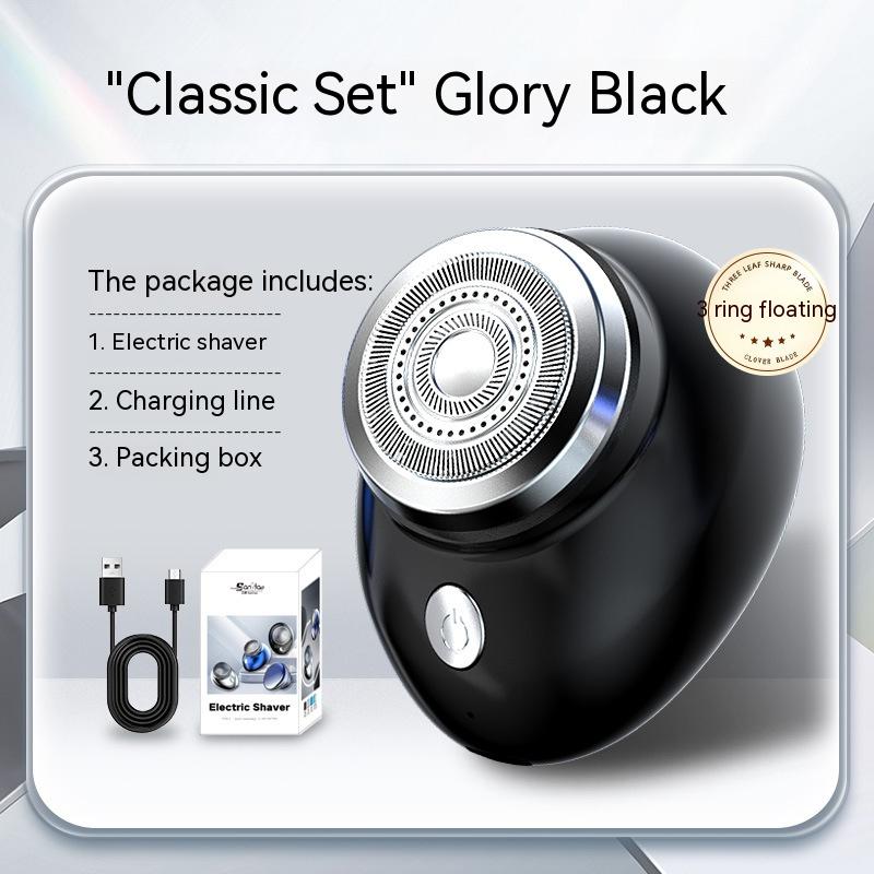 Mini USB Rechargeable Electric Shaver for Men, Compact Grooming Razor