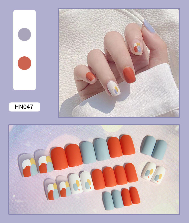 Fake Nail Art Patches - Wearable Nail Decorations for DIY Manicure