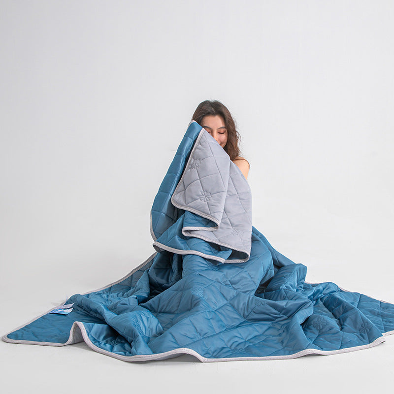 Summer Cooling Quilt - Breathable Air-Feel Bedding for Hot Weather
