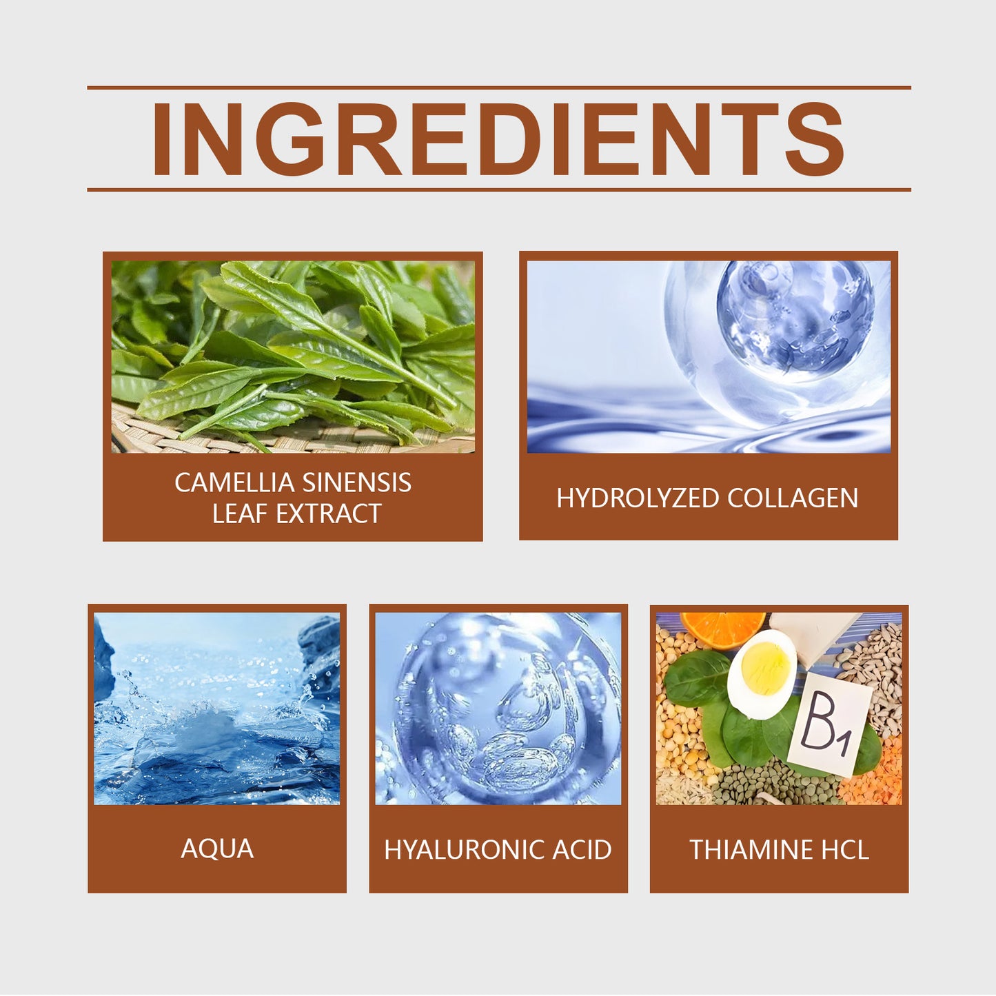 Collagen Brightening Serum - Anti-Aging Face Moisturizer for Firming Skin