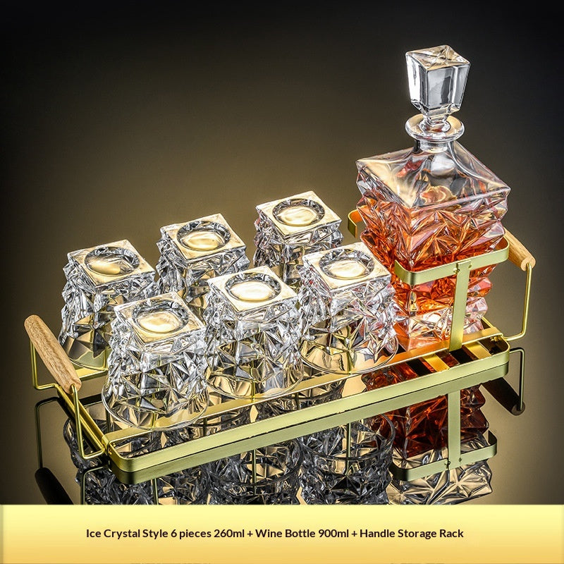 Premium Whiskey Glass and Decanter Set - Multiple Styles & Designs