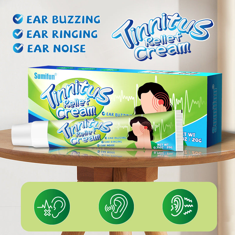Ear Pain & Tinnitus Relief Cream - 20g Ear Care Ointment for External Use