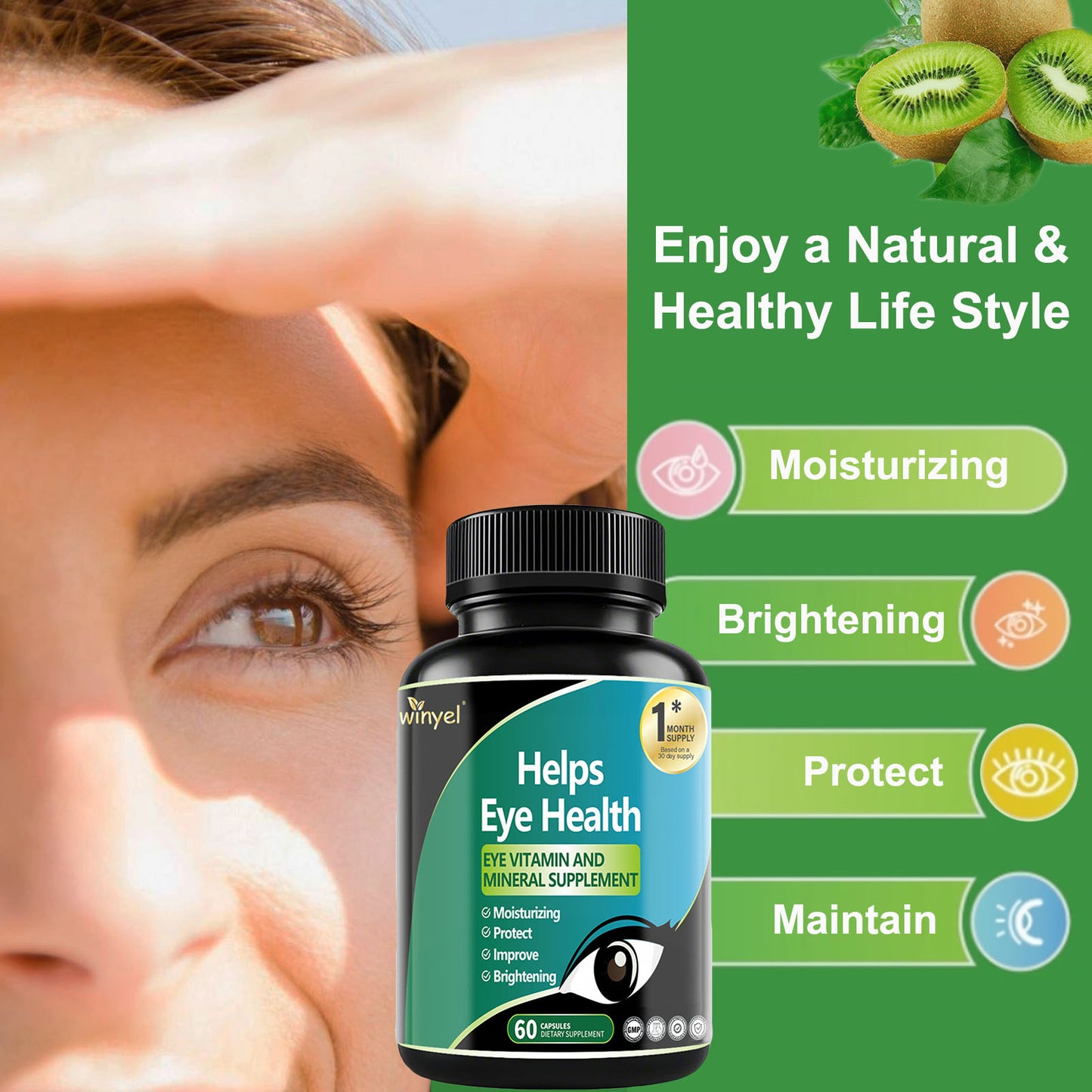 Lutein Eye Supplement - 30-Day Supply for Vision Clarity & Blue Light Support