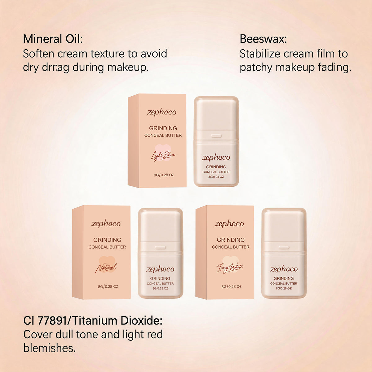 Smooth Hydrating Concealer – Natural Finish, 8g