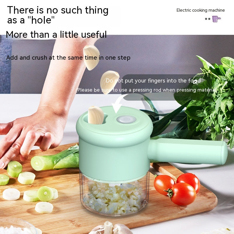 Multifunctional Electric Vegetable Cutter & Kitchen Hammer Set - Household Food Prep