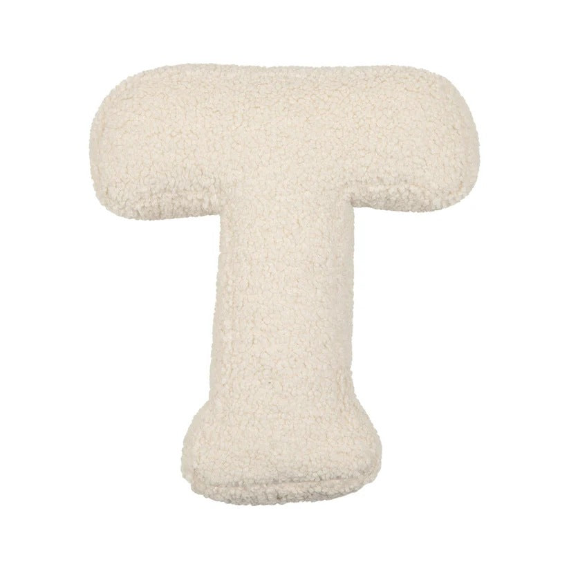 Kids Solid Color Lambswool Pillow Toddler Sleep Cushion Modern Home Decor