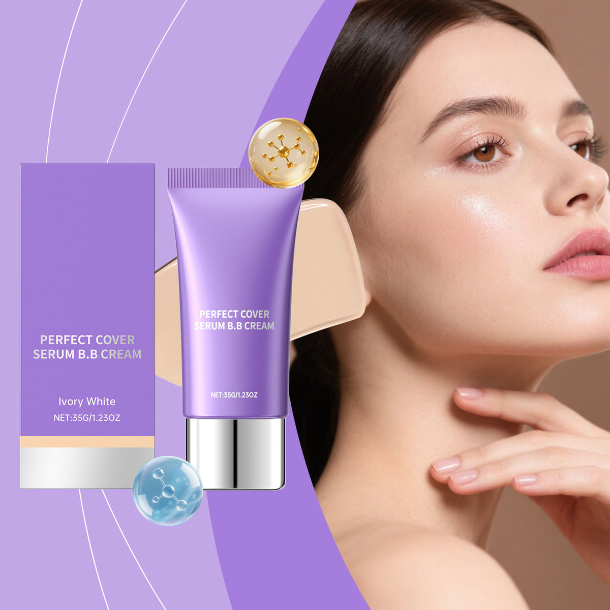 Moisturizing E Ssence BB Cream -ivory White- 35g 1 Box