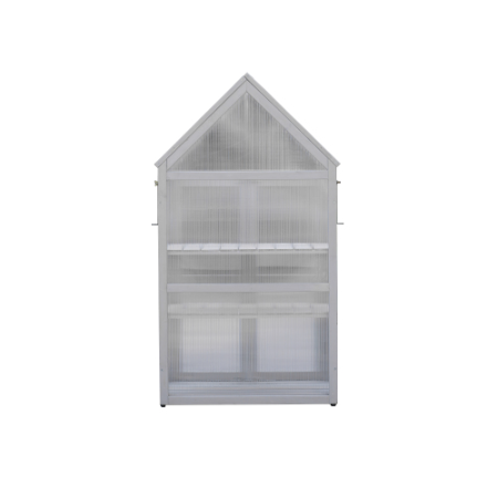 Mini Greenhouse Kit - Outdoor Plant Stand with Adjustable Shelves