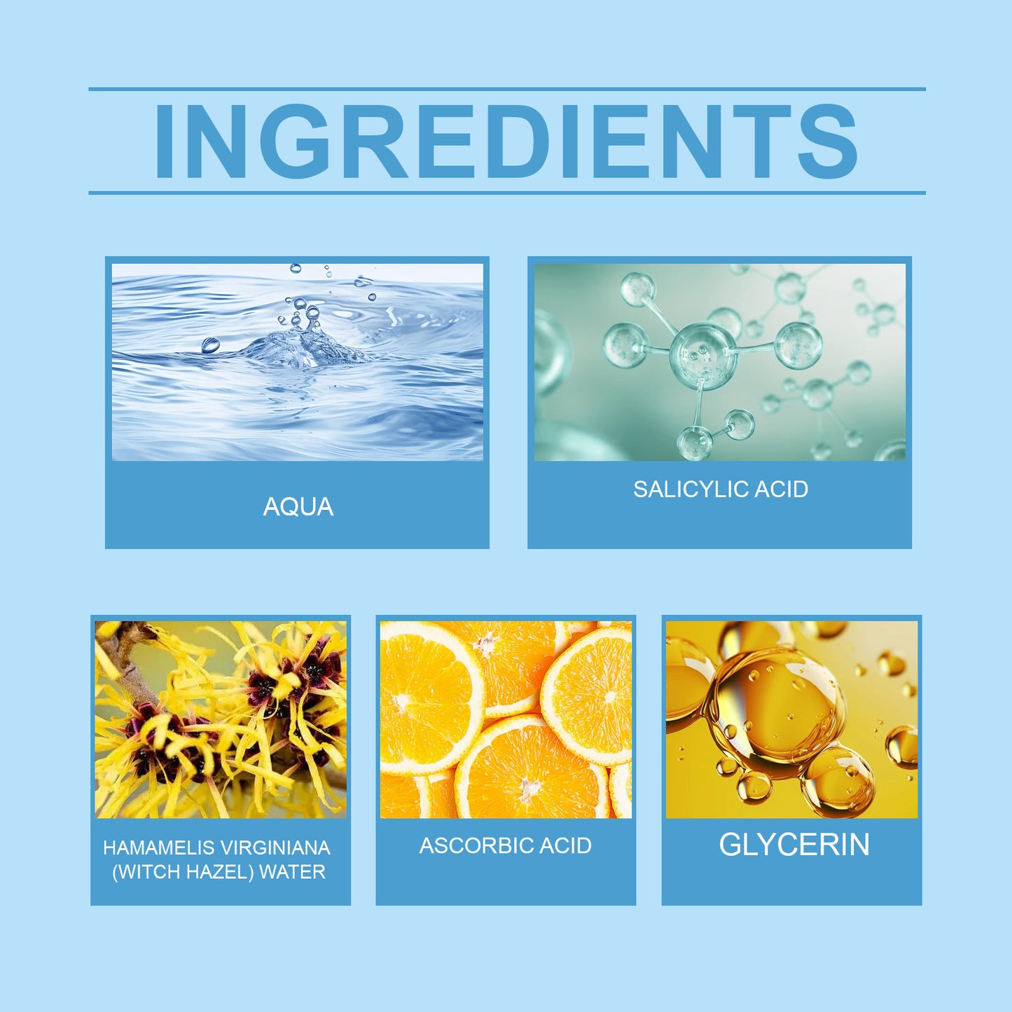 Exfoliating Facial Serum with Vitamin C - 30ml Skin Brightening Essence