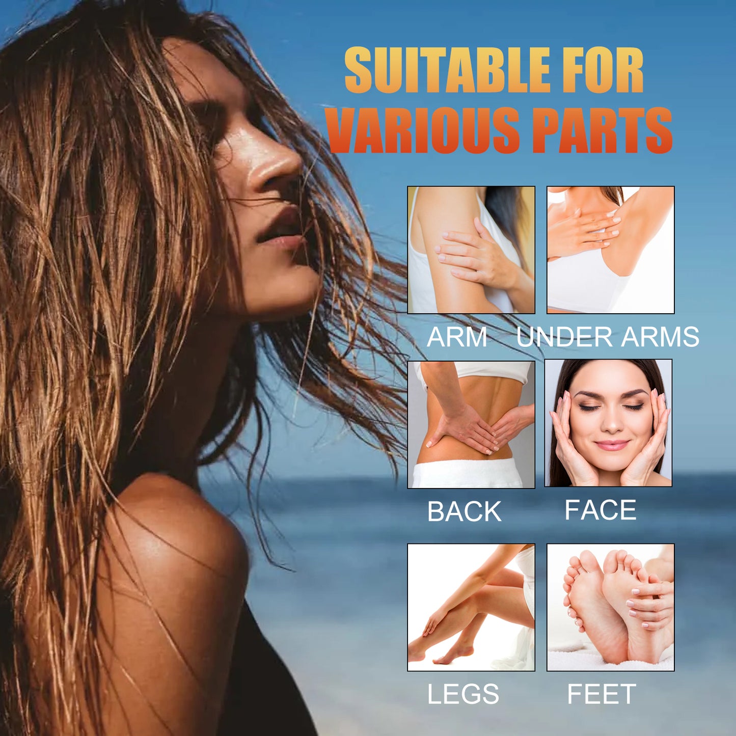 Intensive Tanning Gel - Natural Moisturizing Bronzer for Sun Tanning