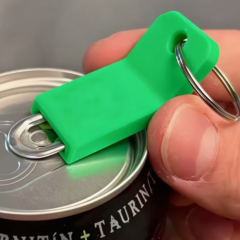 3D Portable Keychain Can Opener - DIY Plastic Kitchen Tool & Decor