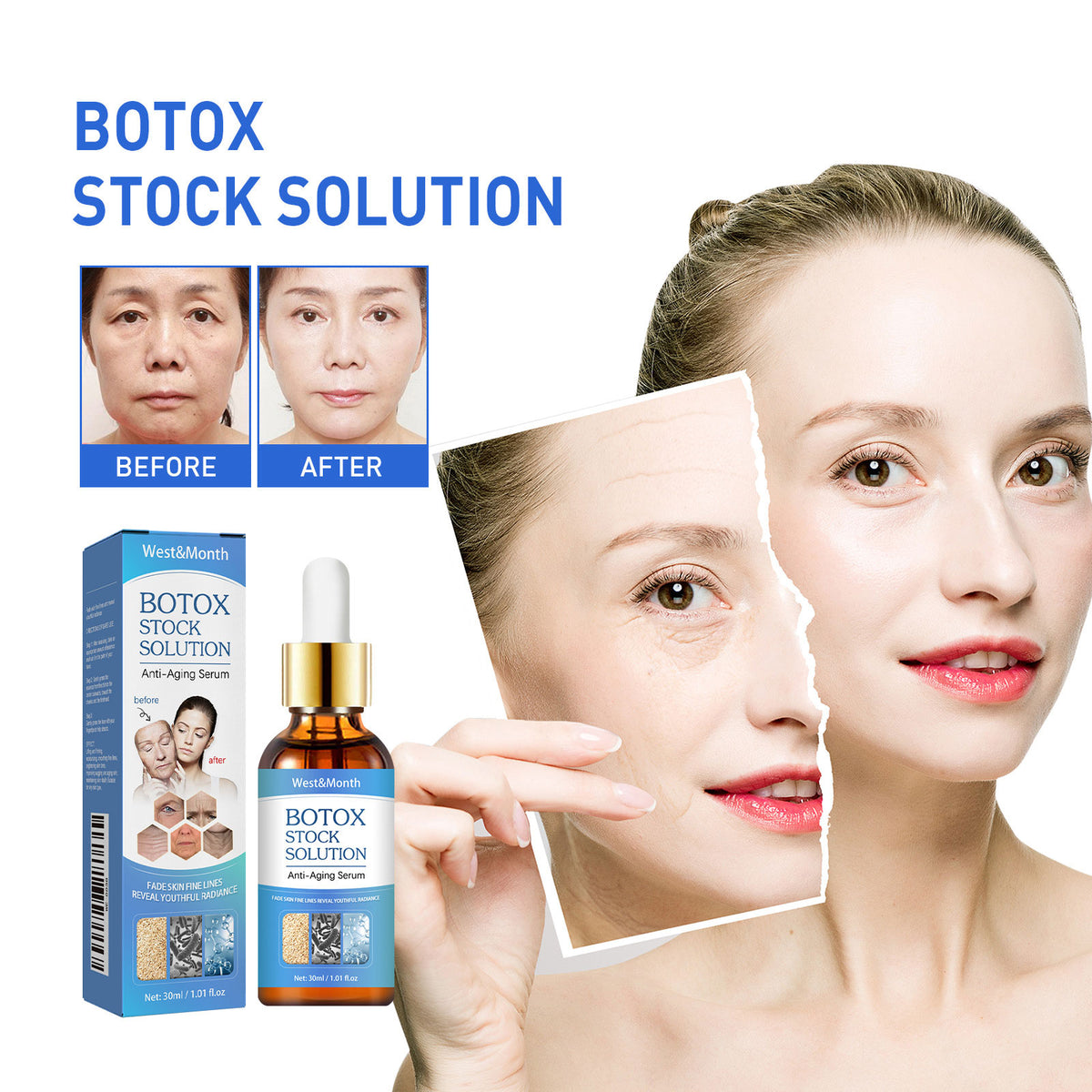 Collagen Anti-Aging Facial Essence 30ml Brightening Skin Care Serum