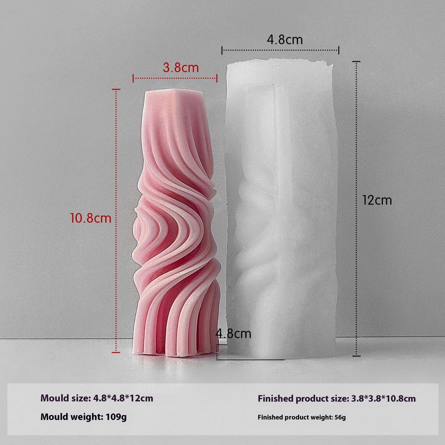 Silicone Mold for Aromatherapy Candles & Crafting - Multiple Shapes & Sizes