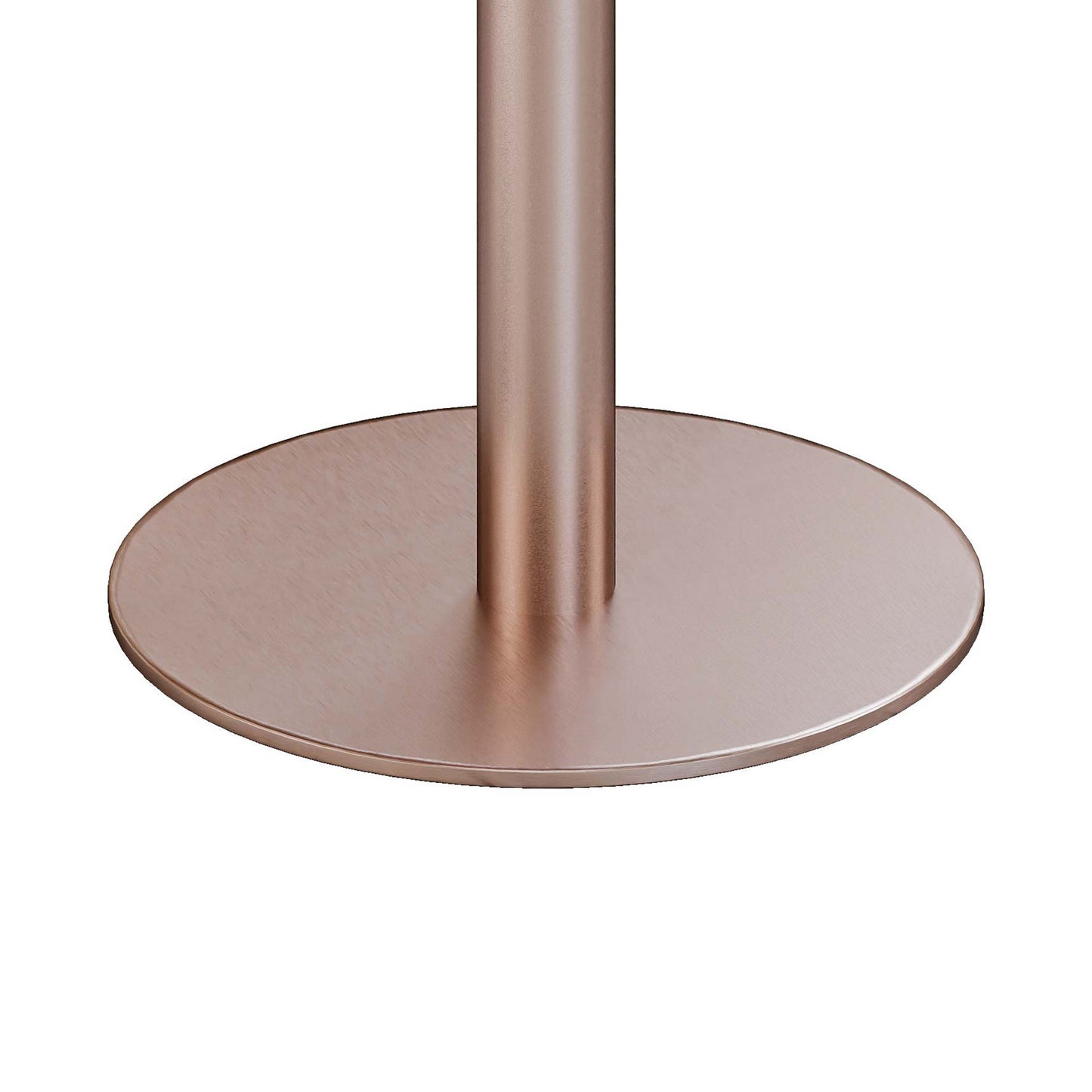 Modern 31.5-Inch Bistro Table with Faux Marble Top - Light Slate Grey